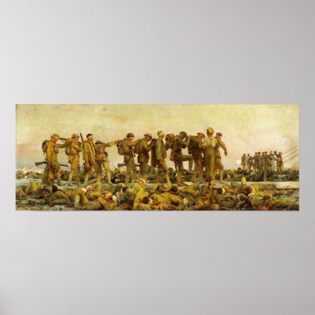 Sargent - Gassed Soldiers Poster (Front)