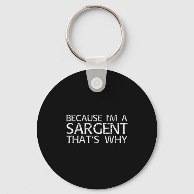 Sargent Gift Funny Surname Family Tree Birthday Re Key Ring (Front)
