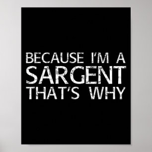 Sargent Gift Funny Surname Family Tree Birthday Re Poster