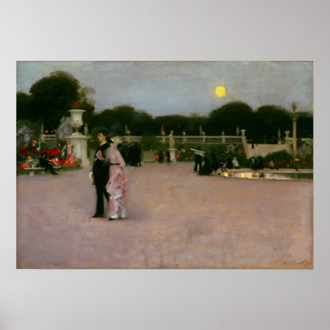 Sargent - In The Luxembourg Gardens Poster (Front)