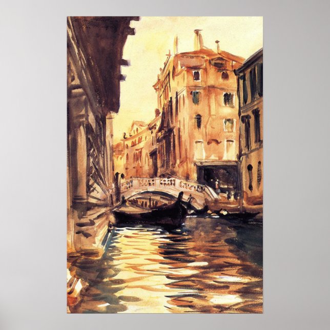 Sargent - Ponte Della Canonica 1903 Poster (Front)