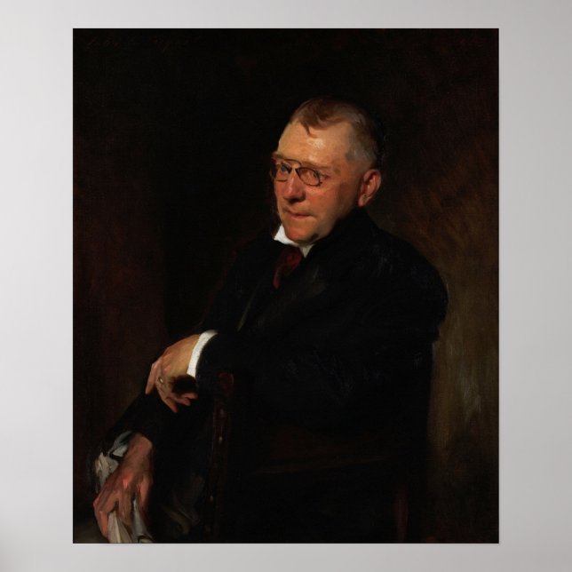 Sargent - Portrait Of James Whitcomb Riley Poster (Front)
