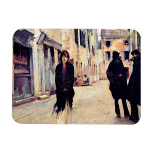 Sargent - Street in Venice, fine art Magnet