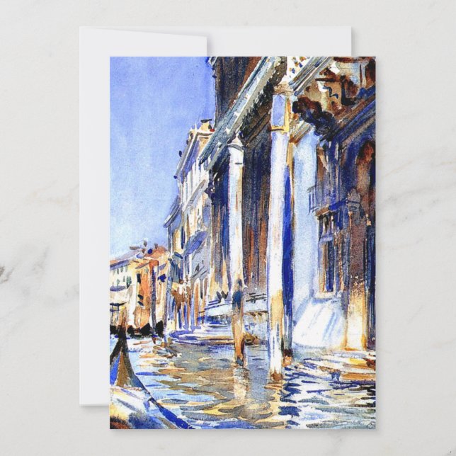 Sargent - View of the Grand Canal Card (Front)