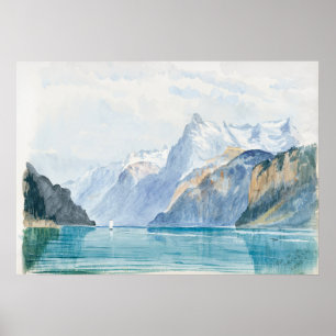 Sargent's Bay of Uri, Brunnen Poster