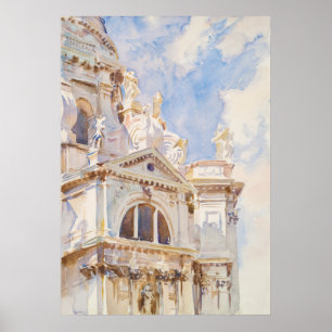 Sargent's The Salute, Venice Poster