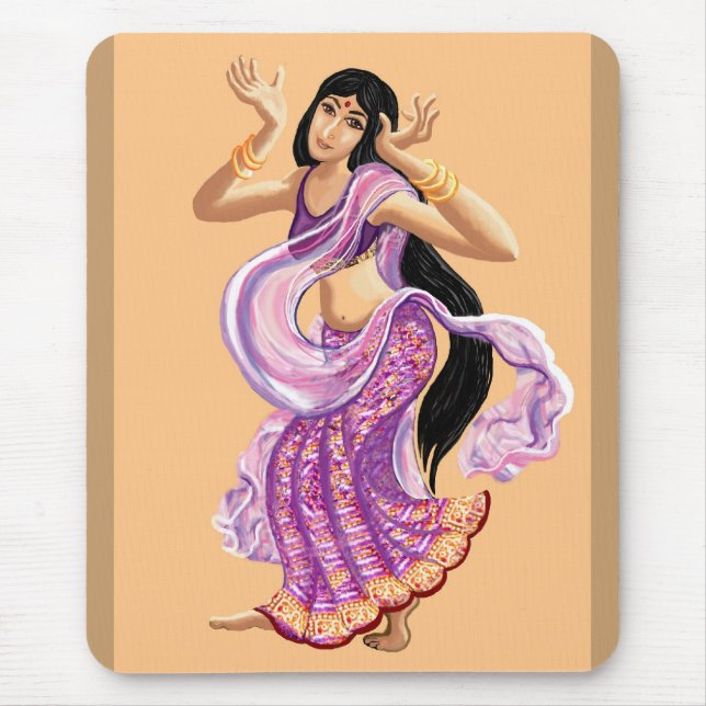 Sari Dancer Mouse Pad (Front)