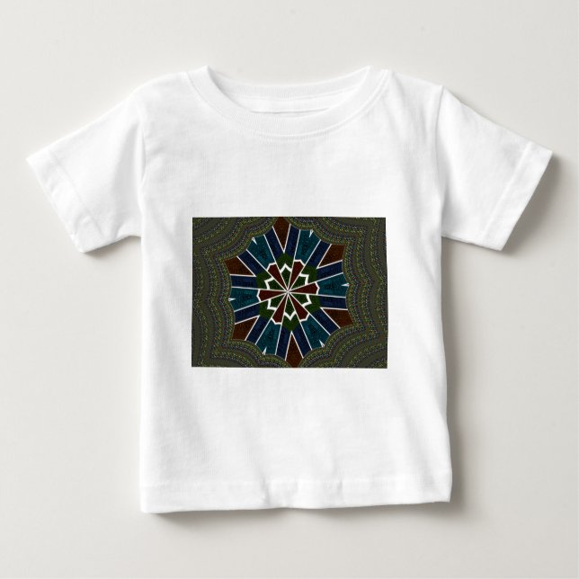 Sari Inspired Design with Intricate Details Baby T-Shirt (Front)