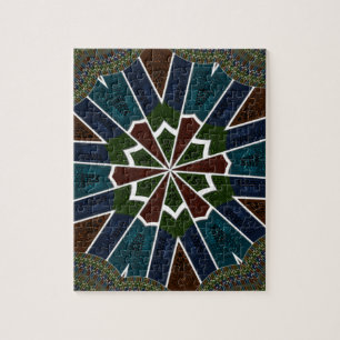 Sari Inspired Design with Intricate Details Jigsaw Puzzle