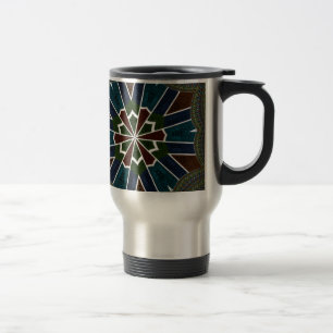 Sari Inspired Design with Intricate Details Travel Mug