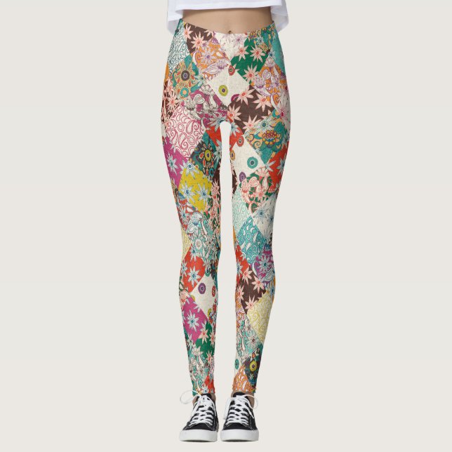 sarilmak patchwork leggings (Front)