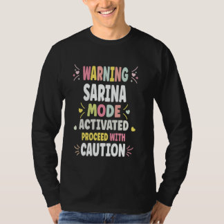 SARINA Personalised Women's Gift Custom SARINA T-Shirt
