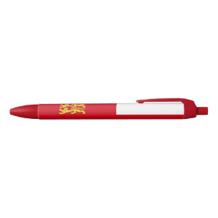 Sark Flag Black Ink Pen