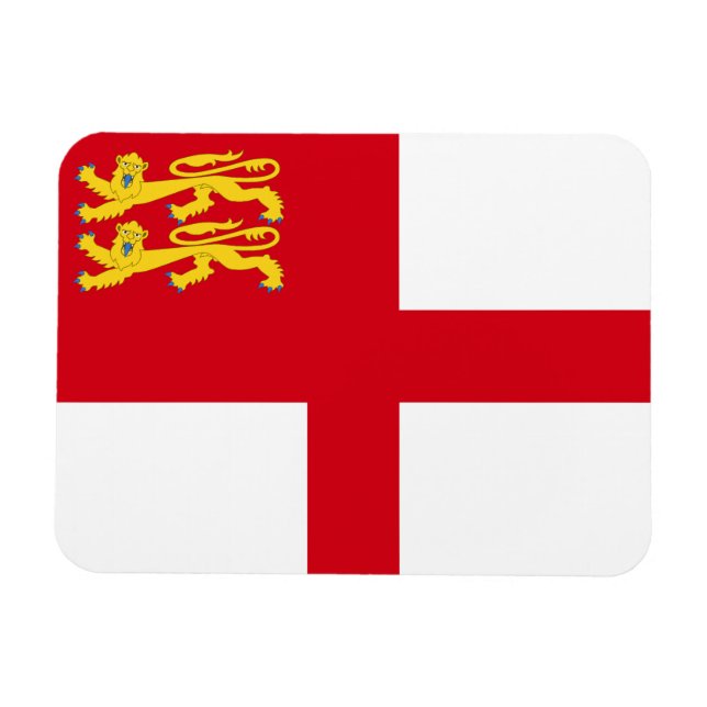Sark Flag Magnet (Horizontal)