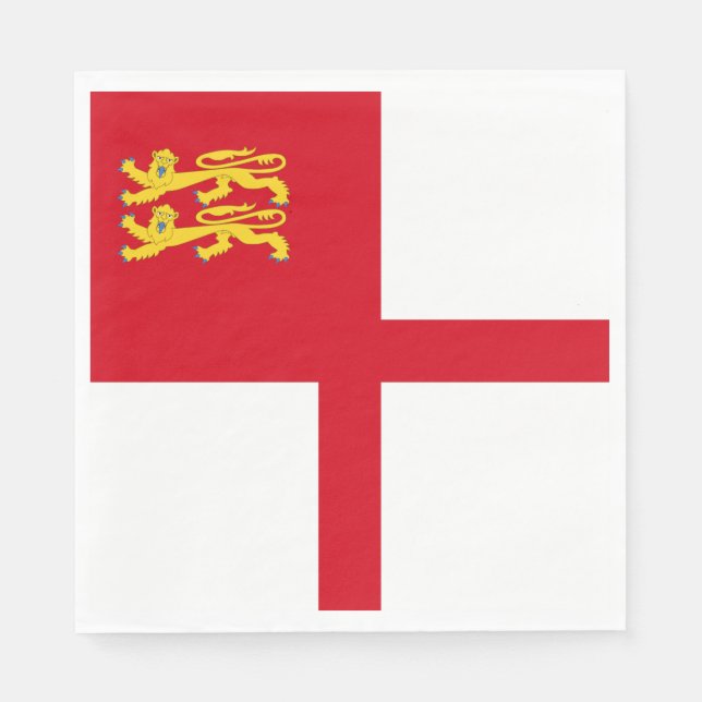 Sark Flag Napkin (Front)