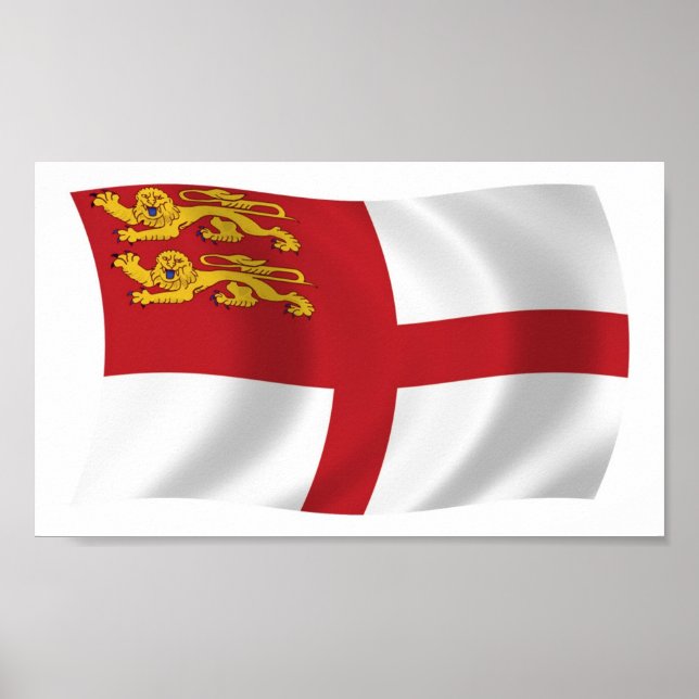 Sark Flag Poster Print (Front)