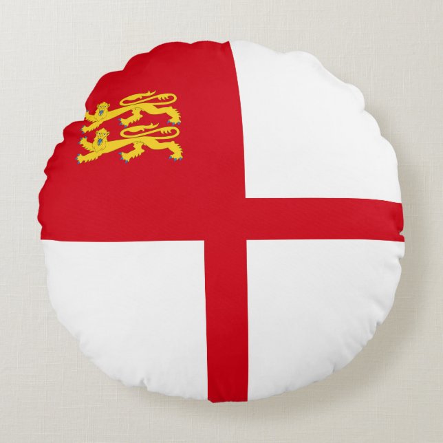 Sark Flag Round Cushion (Front)