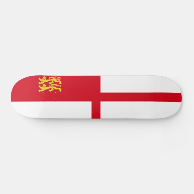Sark Flag Skateboard (Horz)