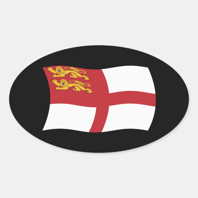 Sark Flag Sticker (Front)