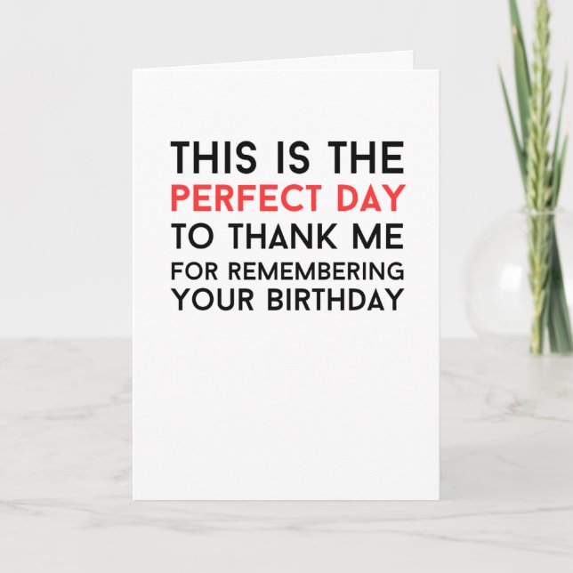 Sarkastic humourous funny gag Folded Greeting Card (Front)