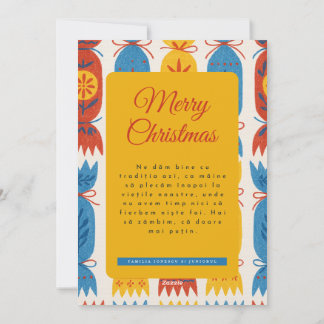 Sarmale and Chill elves Christmas Card 