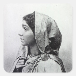 Sarojini Naidu Square Sticker