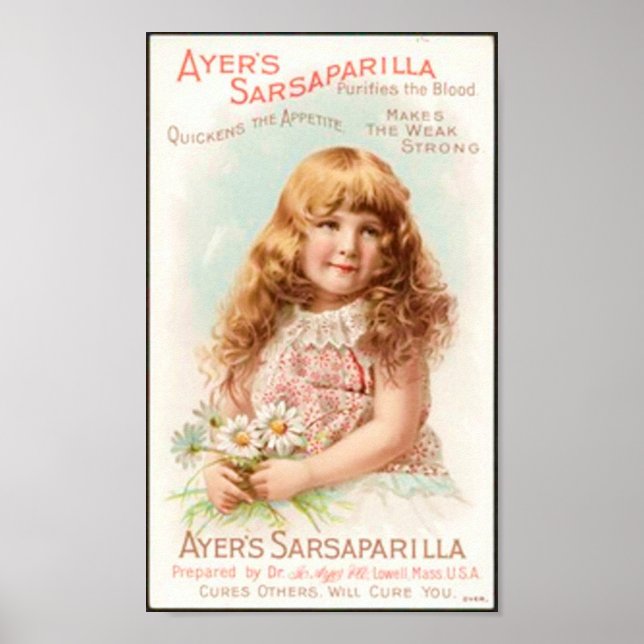 Sarsaparilla Medicine Poster (Front)