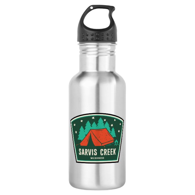 Sarvis Creek Wilderness Colorado Camping 532 Ml Water Bottle (Front)