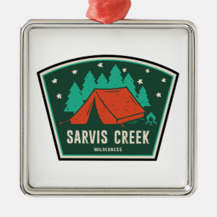 Sarvis Creek Wilderness Colorado Camping Metal Ornament