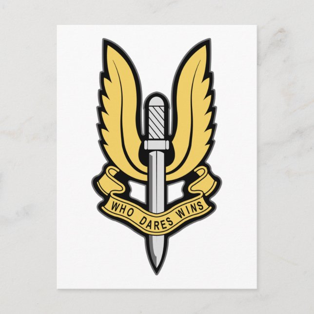 SAS Insignia Postcard (Front)