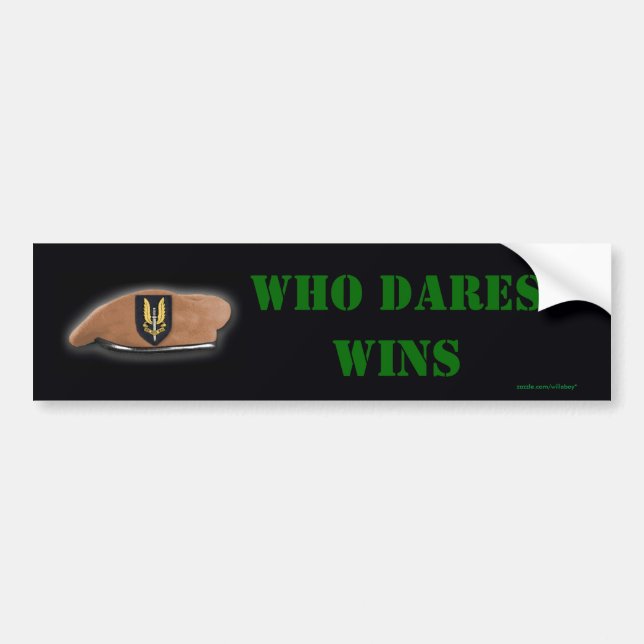 sas special air service veterans bumper sticker (Front)