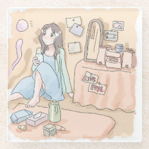 Sasami Glass Coaster