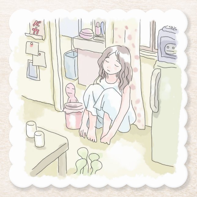 Sasami Paper Coaster (Front)