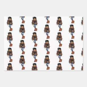 Sasha Bratz x Dolls Kill Outfit Wrapping Paper