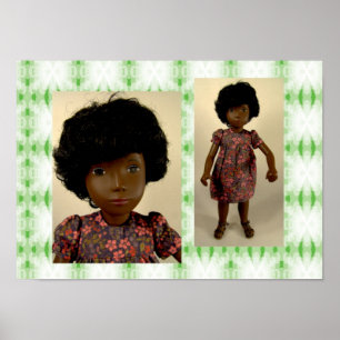 Sasha Cora Little Flower Dress Poster