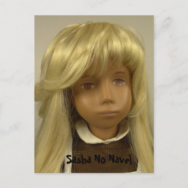 Sasha Puppe No Navel Postkarte Postcard (Front)