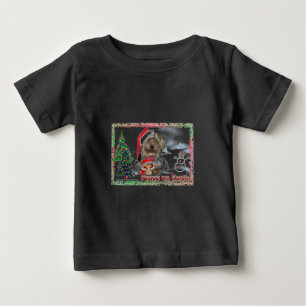 Sasha Sydney Silky Dog Mouse Holiday Apparel Baby T-Shirt