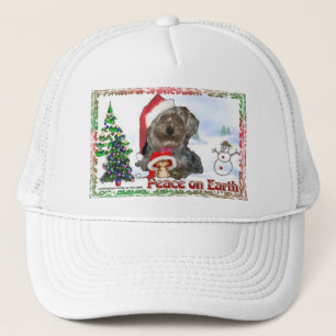 Sasha Sydney Silky Dog Mouse Holiday Apparel Trucker Hat