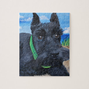 Sasha the Black Schnauzer Jigsaw Puzzle