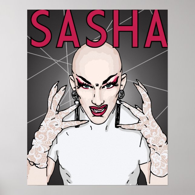 Sasha Velour Poster (Front)