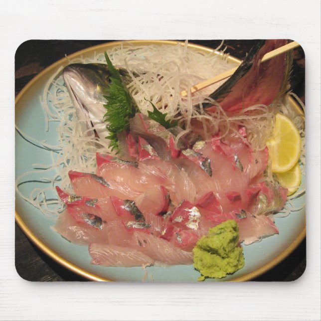 Sashimi 刺身 ... Japanese Food Mouse Pad (Front)