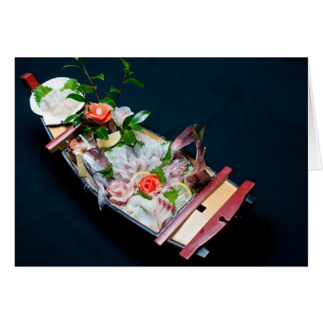 Sashimi Boat. (Front Horizontal)