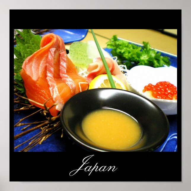 Sashimi in Japan Poster (Front)