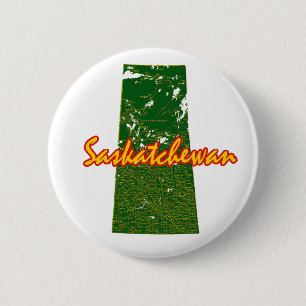 Saskatchewan 6 Cm Round Badge