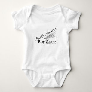 Saskatchewan boy at heart baby bodysuit