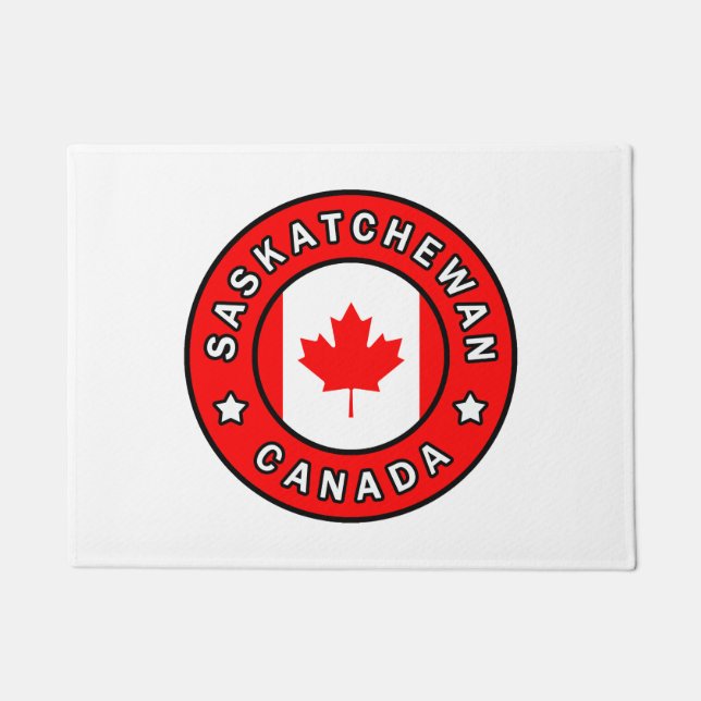 Saskatchewan Canada Doormat (Front)