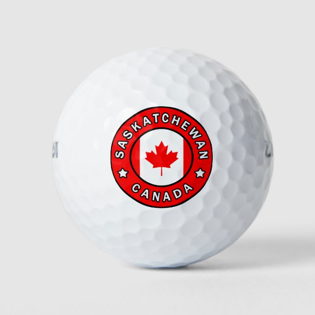 Saskatchewan Canada Golf Balls (Front)