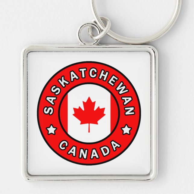 Saskatchewan Canada Key Ring (Front)