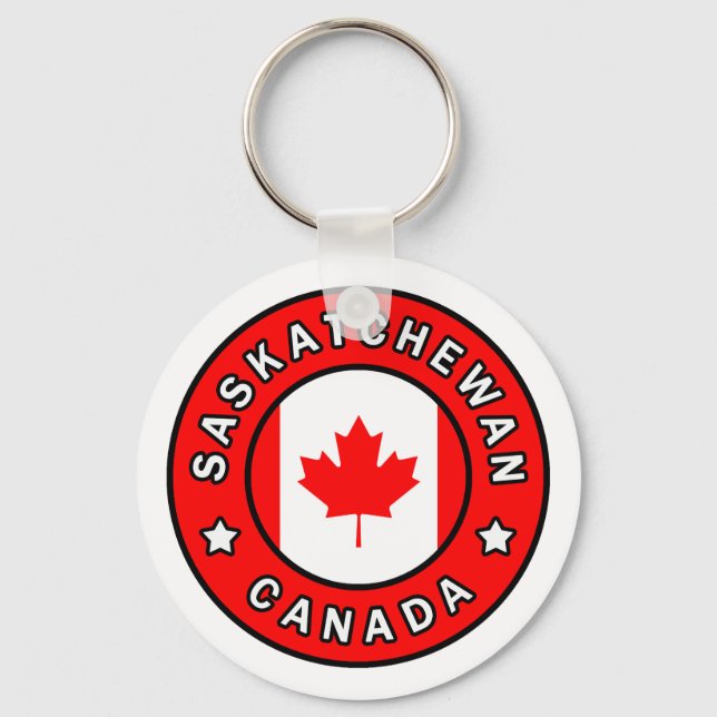 Saskatchewan Canada Key Ring (Front)