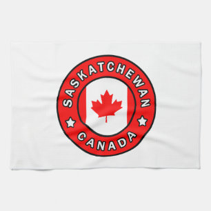 Saskatchewan Canada Tea Towel